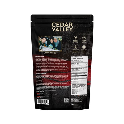 Cedar Valley Pita Chips Mediterranean Za'atar 180 g