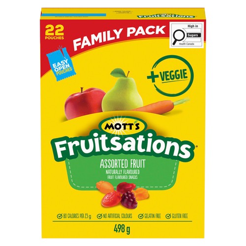 Mott's Fruitsations + Veggie Assorted Fruit 498 g