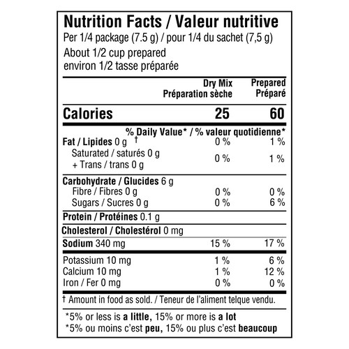 Jell-O Fat-Free Instant Pudding Butterscotch 30 g