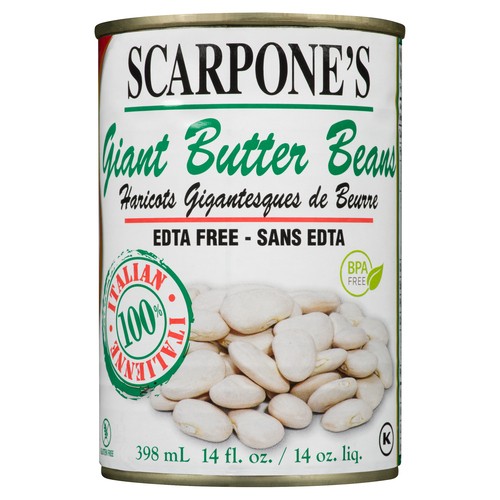 Scarpone's Canned Giant Butter Beans 398 ml