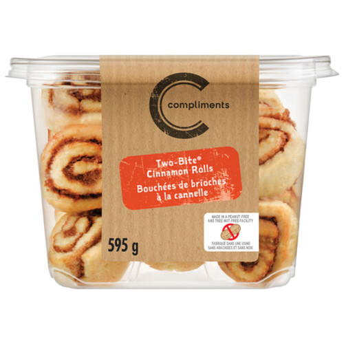 Compliments Two Bite Cinnamon Rolls 595 g