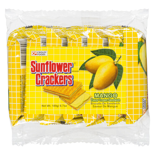 Sunflower Crackers Sandwich Mango 189 g