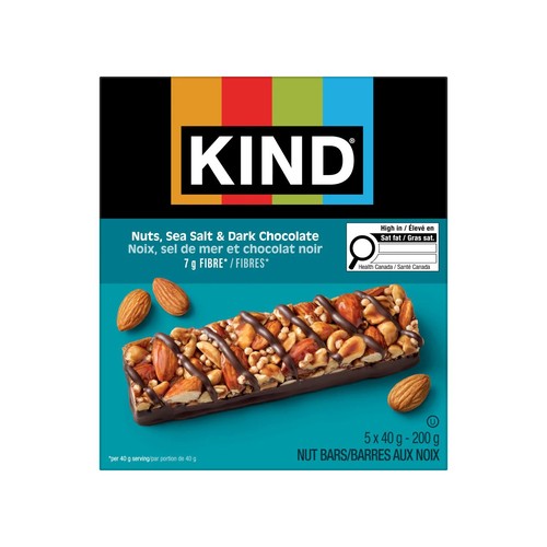 Kind Gluten-Free Nut Bar Almond Sea Salt and Dark Chocolate 5 x 40 g