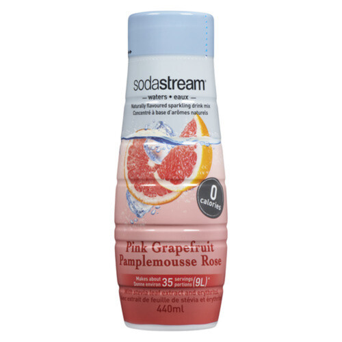 SodaStream Waters Sparkling Drink Mix Pink Grapefruit 440 ml