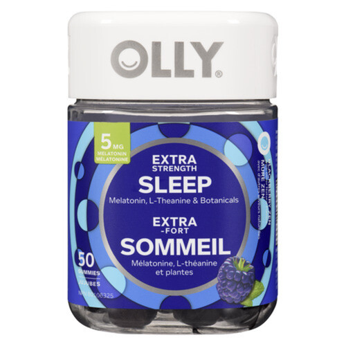 OLLY Sleep Vitamin Extra Strength Gummies 50 Count