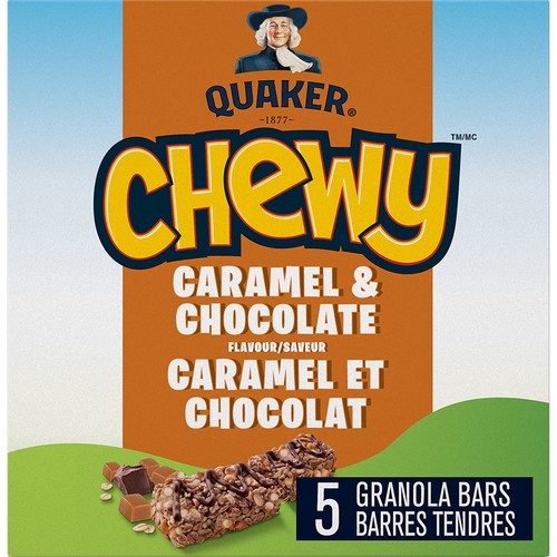 Quaker Chewy Granola Bars Caramel & Chocolate 120 g