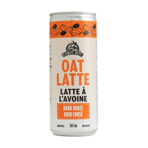 Farm Boy Cold Brew Coffee Oat Latte Dark Roast 207 ml (can)