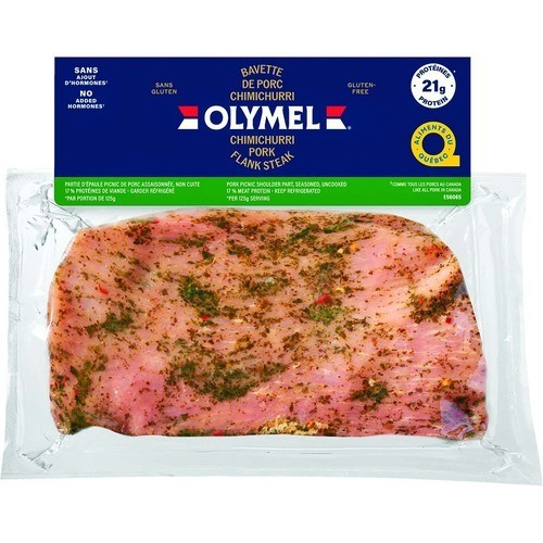 Olymel Pork Flank Steaks Chimichurri 230 g