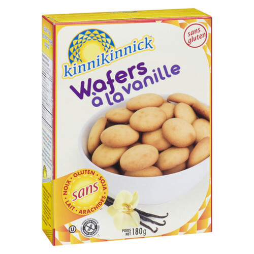 Kinnikinnick Gluten-Free Wafers Vanilla 180 g