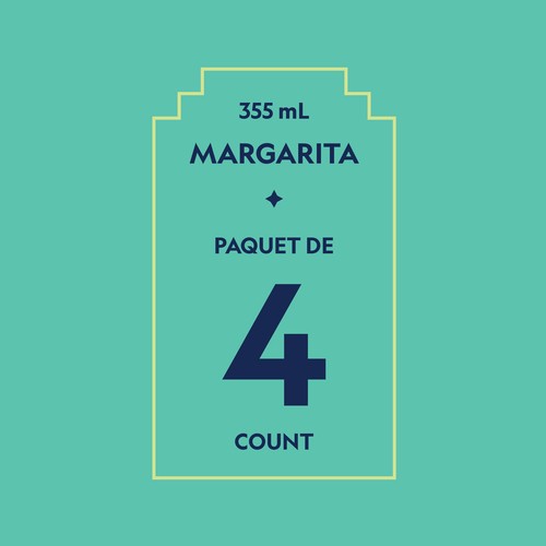 Atypique Non-Alcoholic Mocktail Margarita 4 x 355 ml (cans)