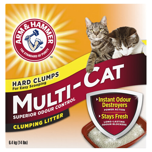 Arm & Hammer Clumping Litter Multi-Cat 6.4 kg