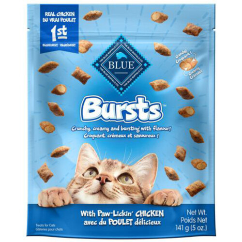 Blue Buffalo Bursts Cat Treats Crunchy Chicken 141 g