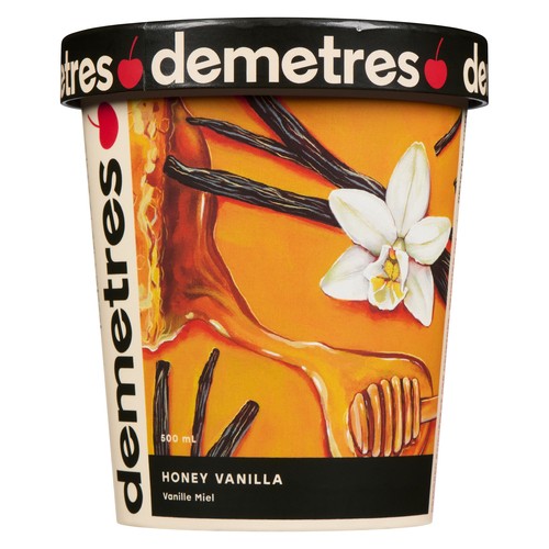 Demetres Ice Cream Honey Vanilla 500 ml