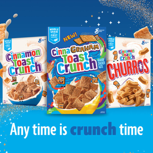 Cinnamon Toast Crunch Cereal Whole Grains Real Cinnamon 354 g