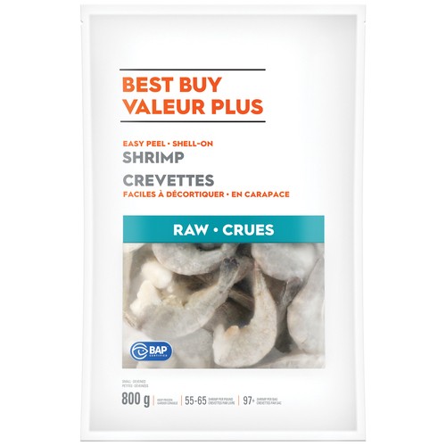 Best Buy Frozen Raw Shrimp Pacific White Easy Peel Shell On Small 800 g