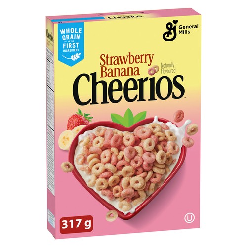 Cheerios Cereal Naturally Flavoured Strawberry Banana 317 g