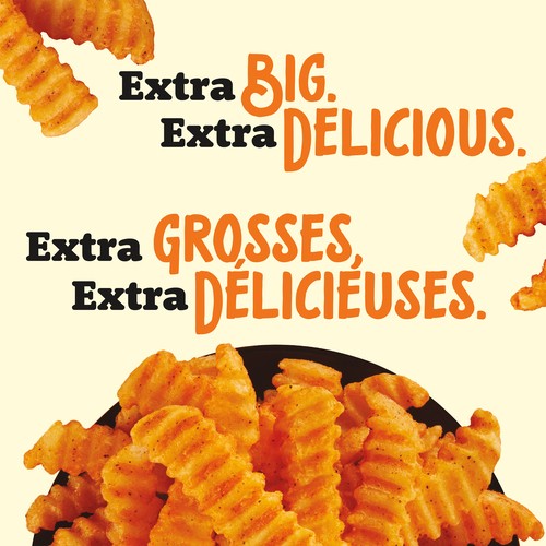 McCain Superfries Spicy Battered Jumbo Crinkle Cut 650 g
