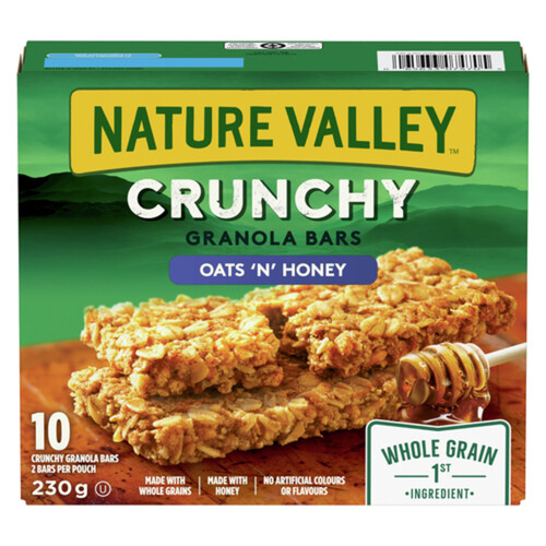Nature Valley Granola Bars Crunchy Oats N Honey 10 x 23 g