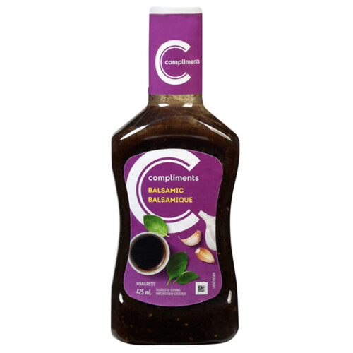 Compliments Dressing Balsamic Vinaigrette 475 ml