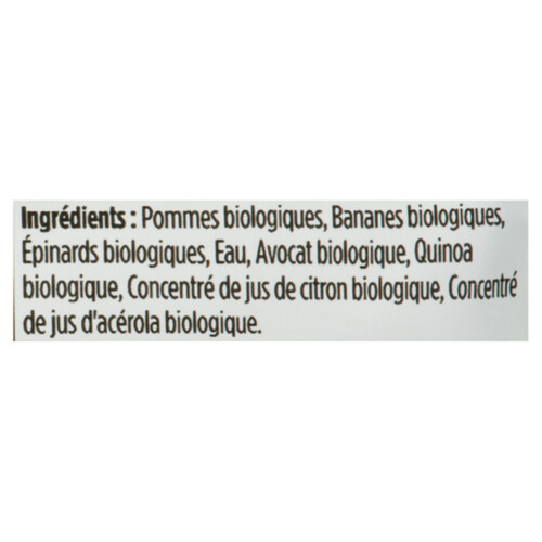 Love Child Organics Baby Food Apple, Banana, Spinach & Avocado 128 ml