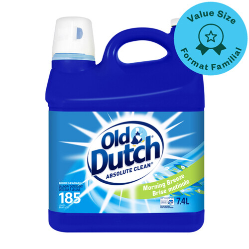 Old Dutch Laundry Detergent Morning Breeze 185 Loads 7.4 L