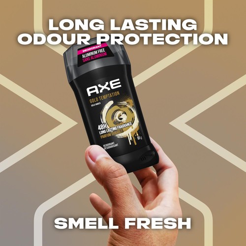 Axe Antiperspirant Stick Gold Temptation For Long Lasting Sweat Protection 76 g