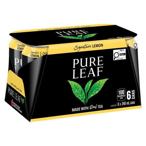 Pure Leaf Iced Tea Lemon 6 x 340 ml (cans)