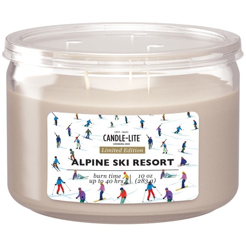 Candle-Lite 3-Wick Jar Alpine Ski Resort 10 oz 1 Count