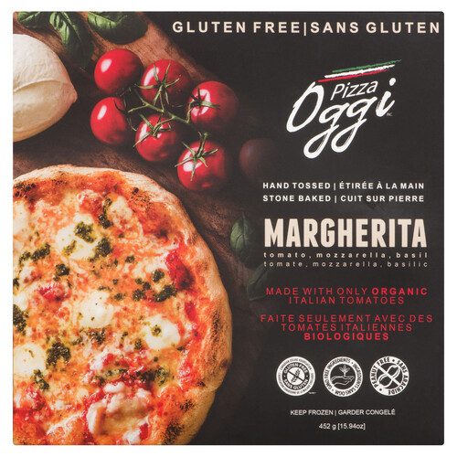 Pizza Oggi Gluten-Free Frozen Pizza Margherita 452 g