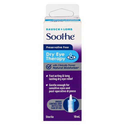 Bausch & Lomb Soothe Lubricant Eye Drops Dry Eye Therapy 10 ml