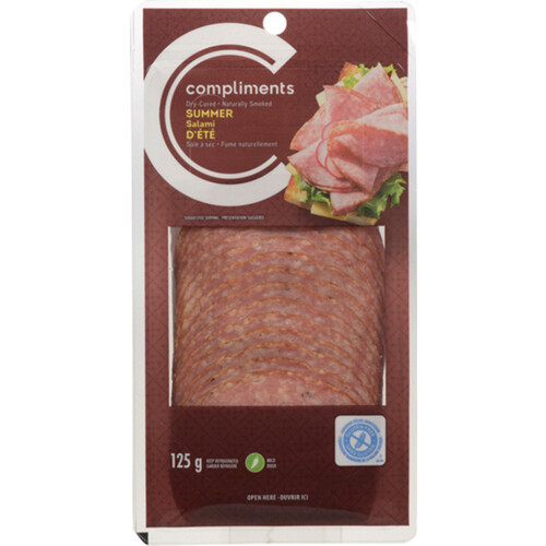 Compliments Gluten-Free Summer Dry-Cured Salami 125 g