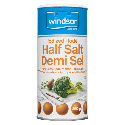 Windsor Half Salt 50% Less Sodium Iodized 350 g