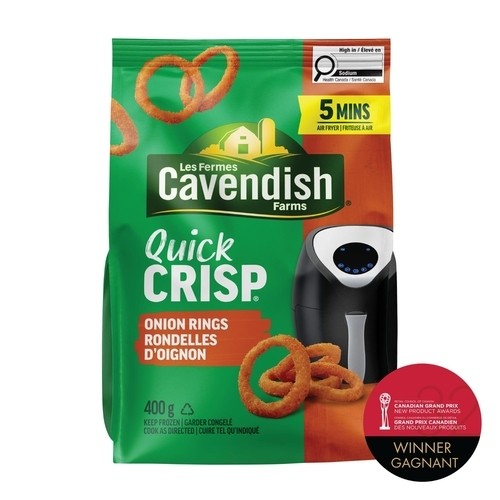 Cavendish Farms Quick Crisp Frozen Onion Rings 400 g