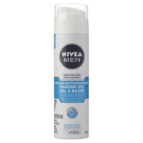 Nivea Men's Cooling Shaving Gel For Sensitive Skin 198 g