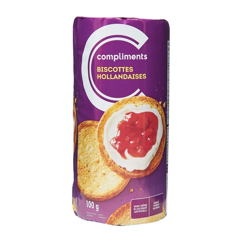 Compliments Dutch Rusks Original 100 g