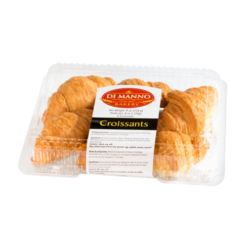 Di Manno Bakery 6 pack Croissants 228 g (frozen)
