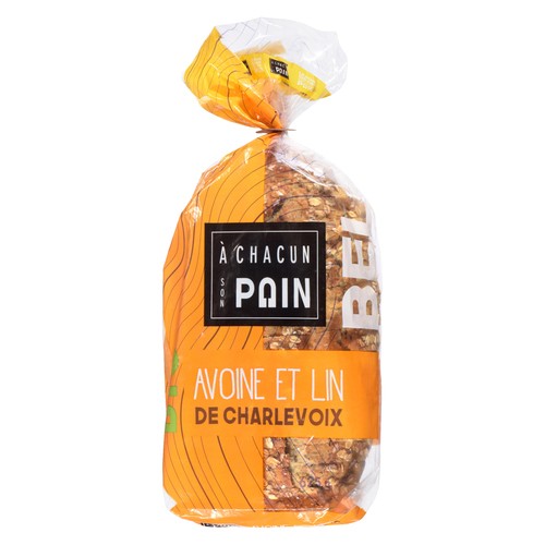 À Chacun Son Pain Bread Sliced Oats & Flax 625 g