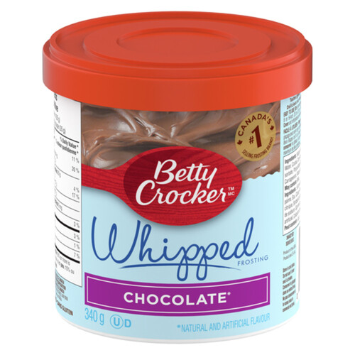 Betty Crocker Gluten-Free Whipped Frosting Chocolate 340 g