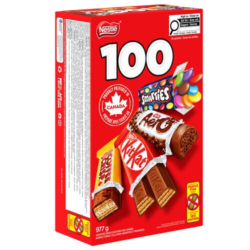 Nestle Peanut-Free Chocolate Assorted Minis 100 Pack 977 g