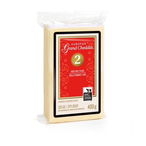 Agropur Grand Cheddar Cheese 2 Years 400 g