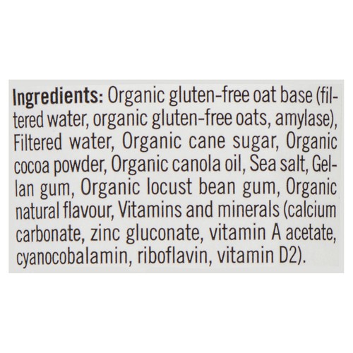 Natura Organic Gluten-Free Oat Beverage Chocolate 3 x 200 ml