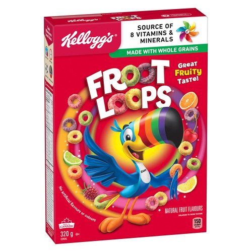 Kellogg's Fruit Loops Cereal 320 g