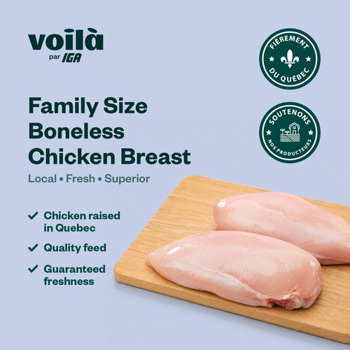 Chicken Breast Boneless Family Size 0.7 kg – 0.9 kg