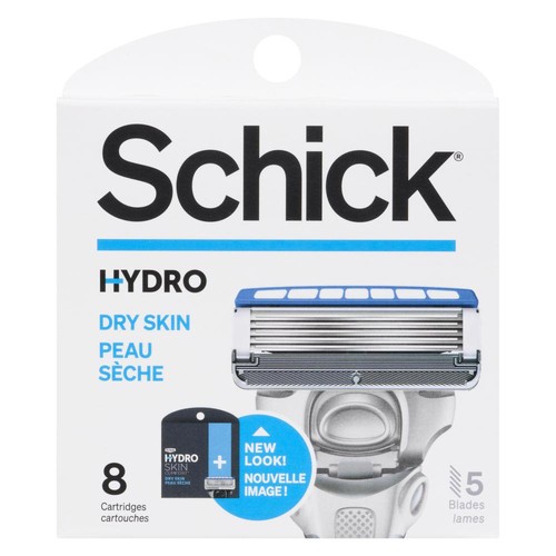 Schick Hydro Dry Skin Cartridges 5 Blades 8 Pack