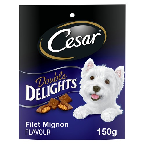 Cesar Double Delights Small Adult Dogs Treats Filet Mignon 150 g