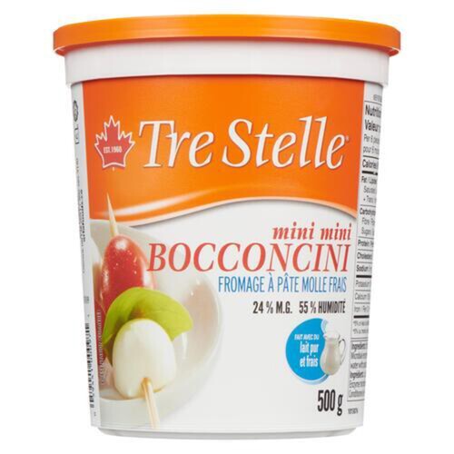 Tre Stelle Soft Cheese Fresh Bocconcini Mini 500 g