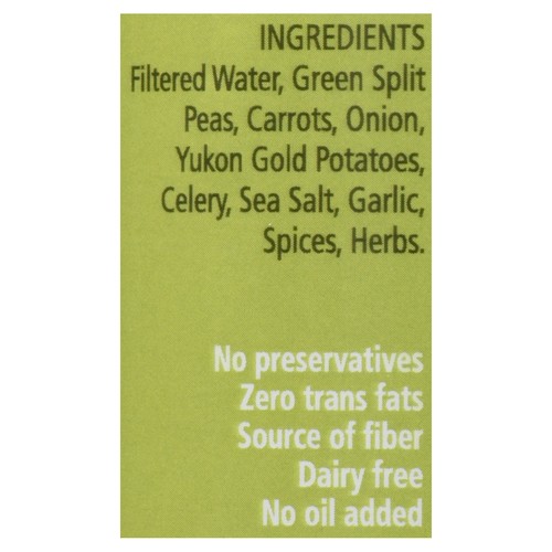 Sunflower Kitchen Gluten Free Soup Green Split & Vegetable 956 ml