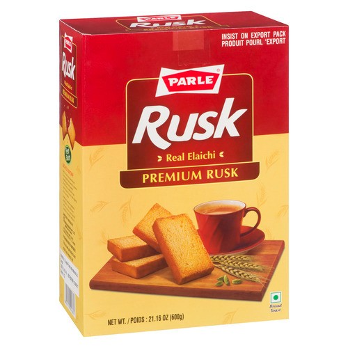 Parle G Premium Rusk  Cookies Elaichi Cardamom 600 g