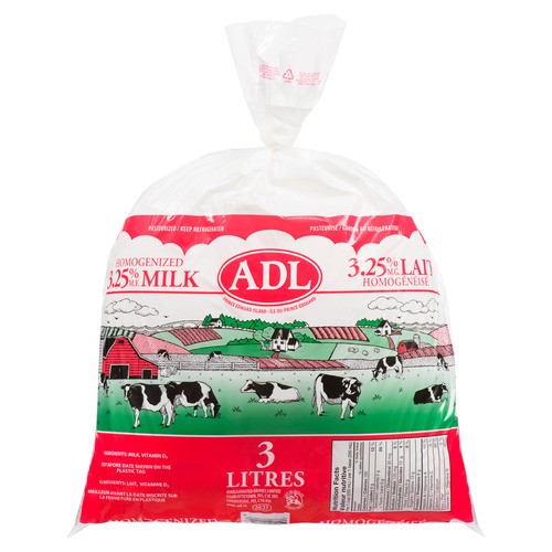 ADL 3.25% Milk Homogenized  3 L
