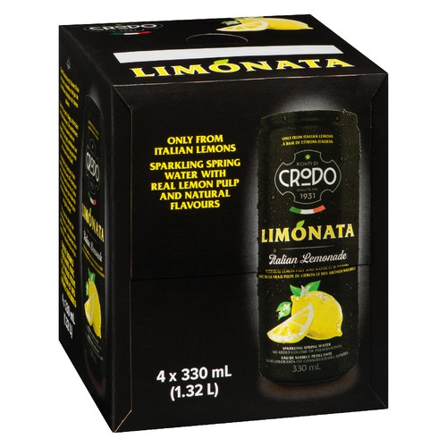Royal Unibrew Crodo Beverage Limonata 4 x 330 ml (cans)